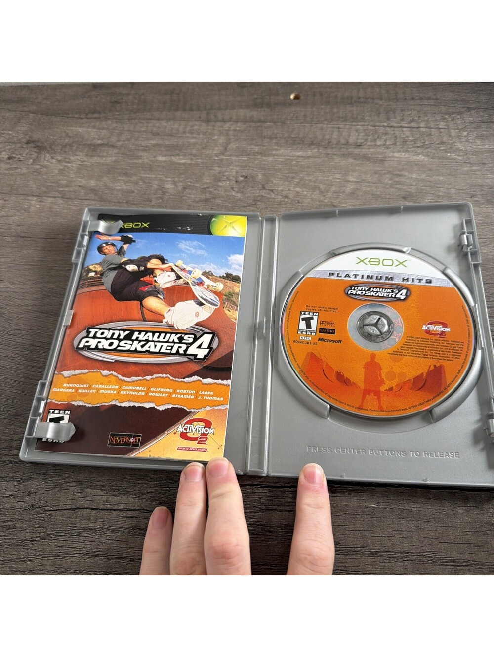 Tony Hawks Pro Skater 4 Complete Xbox Platinum Hits